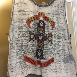 Guns N’ Roses crop top